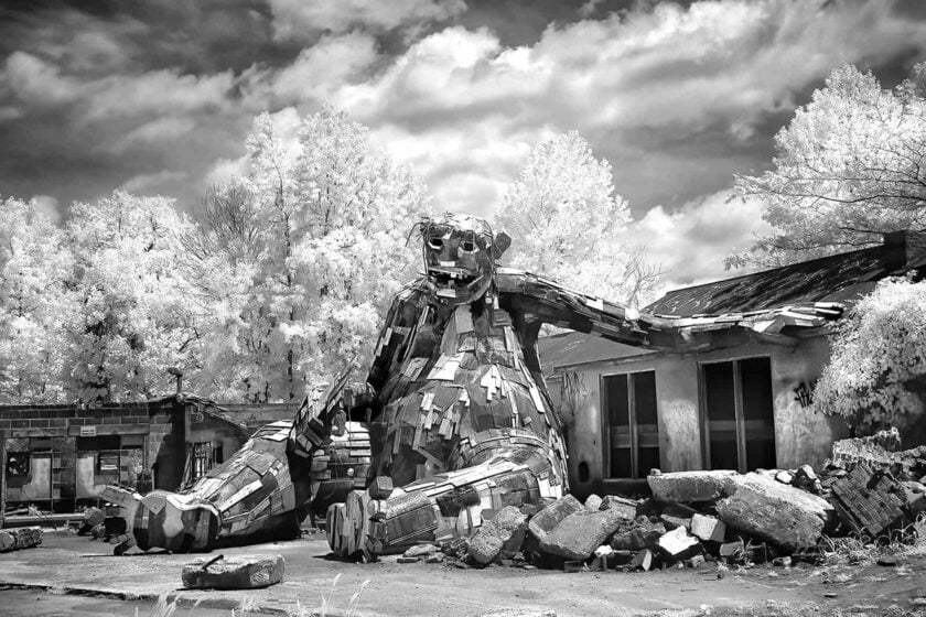 Burlington County’s Rancocas River Gets a Gigantic Troll Sculpture